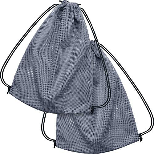 Gym Clothes Mesh Drawstring Backpack Bag Multifunction Mesh Bag for Swimming 